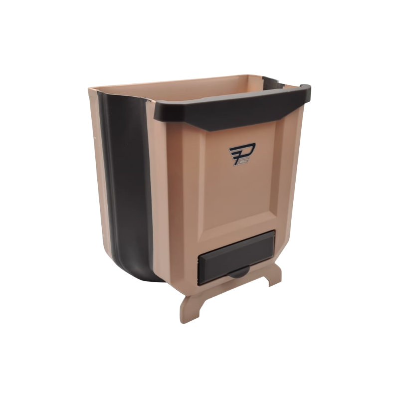 PCS Camping-Mülleimer (faltbar, in beige)
