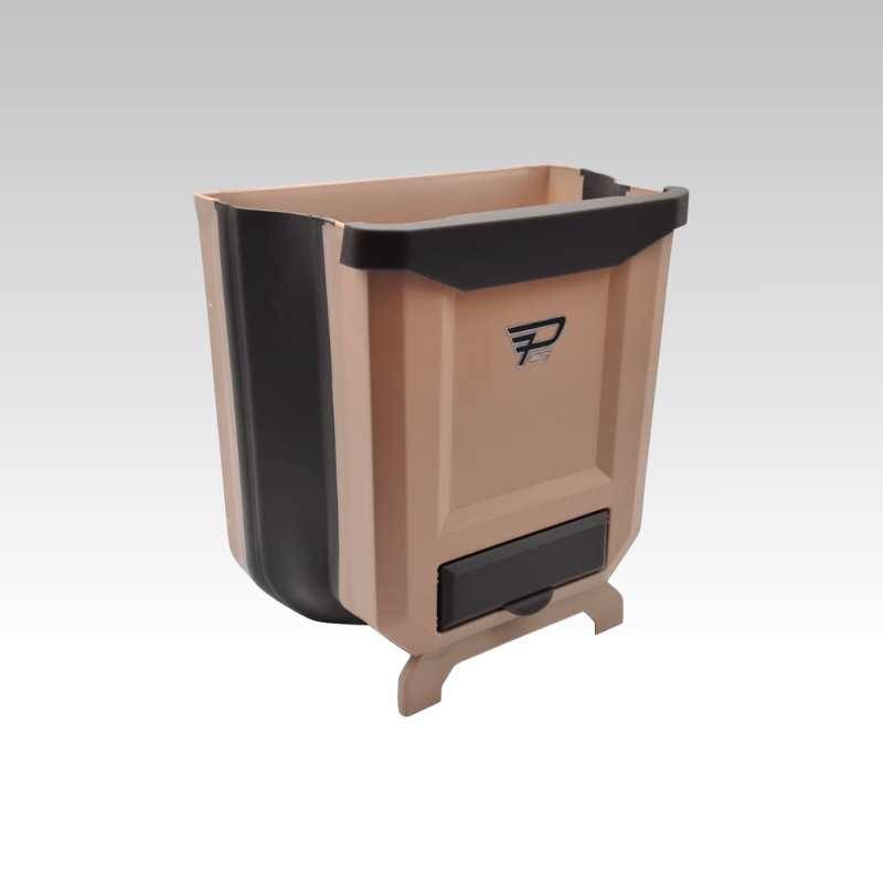 PCS Camping-Mülleimer (faltbar, in beige)