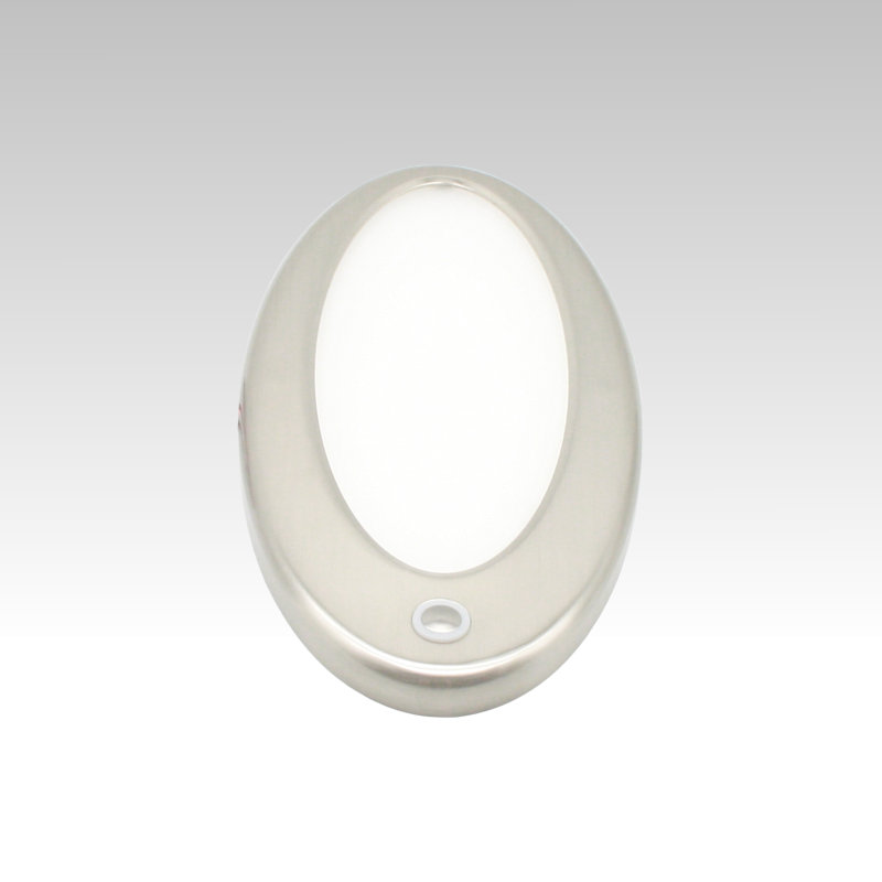 LED Touch-Lampe (Oval) (Nickel)