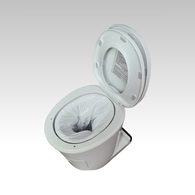 Sealing Toilet 12V including battery with USB-C port | Chemical-free camping toilet |