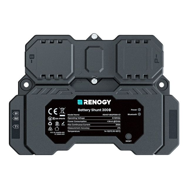 Renogy CORE 300A Batterie-Shunt mit Bluetooth