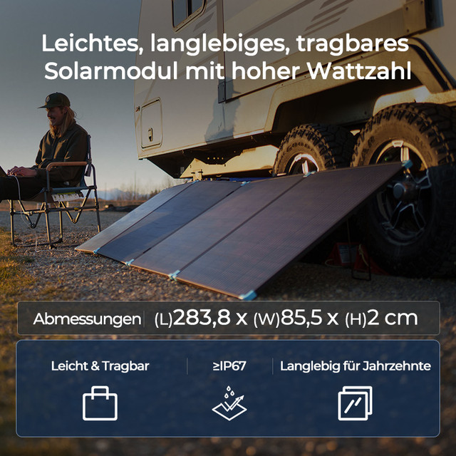 400W leichte tragbare Solartasche – Bild 2