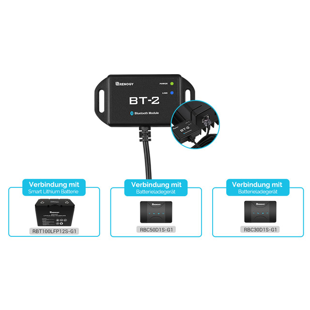 Renogy CORE BT-2 Bluetooth-Modul für RS485-Anschluss – Bild 3