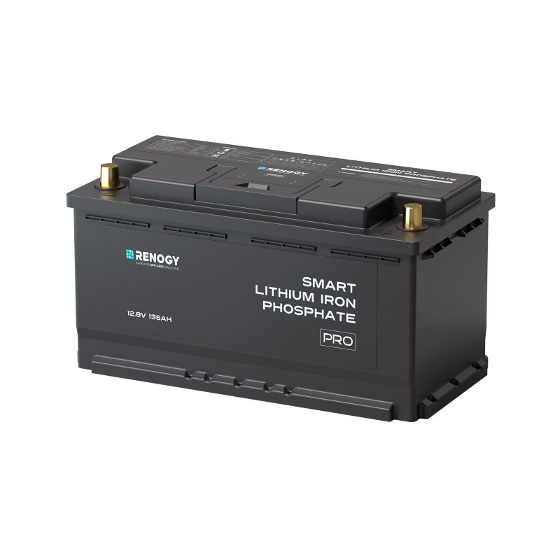 Renogy PRO Series 12 Volt 135 Ah Smarte Lithium-Eisenphosphat-Batterie mit Heizung + Bluetooth (5000 Zyklen)
